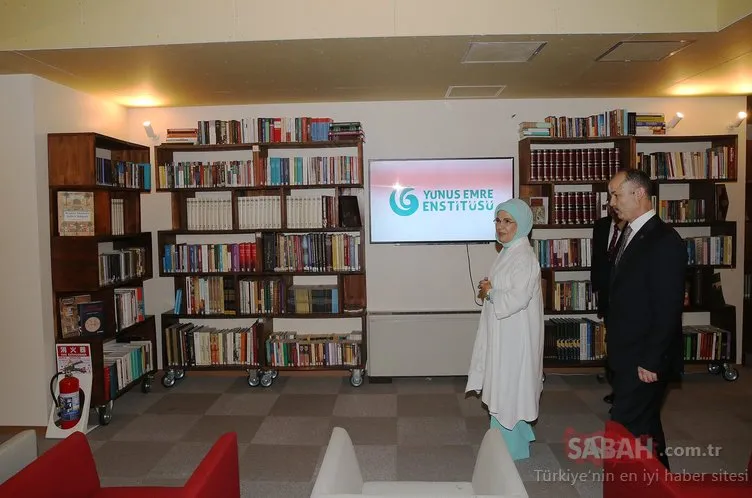 Emine Erdoğan’dan Tokyo Yunus Emre Enstitüsüne ziyaret