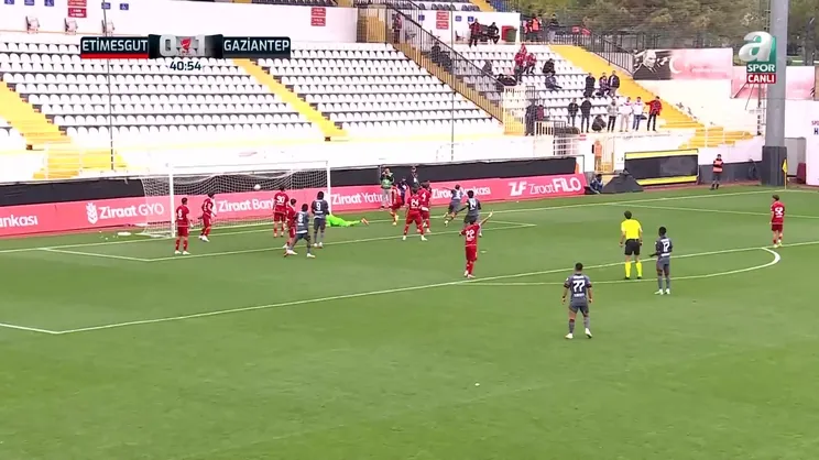 GOL İZLE | Etimesgut SK 0-2 Gaziantep FK (41'Efe Sarıkaya)