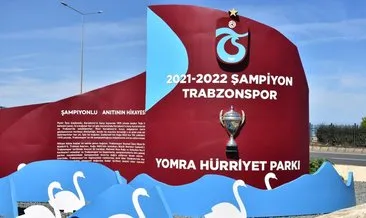 Trabzon’da yapımı tamamlanan Şampiyonluk Anıtı açıldı