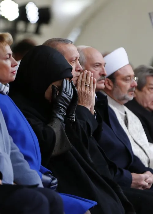 Erdoğan Minsk’te cami açtı