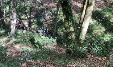 Sarıyer’de ATV kazası: Metrelerce yükseklikten uçtular!