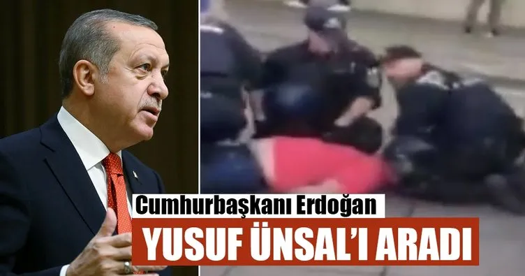 Erdoğan’dan Almanya’daki Türk vatandaşı Yusuf Ünsal’a telefon