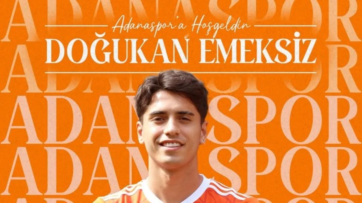 Adanaspor, Doğukan Emeksiz'i transfer etti