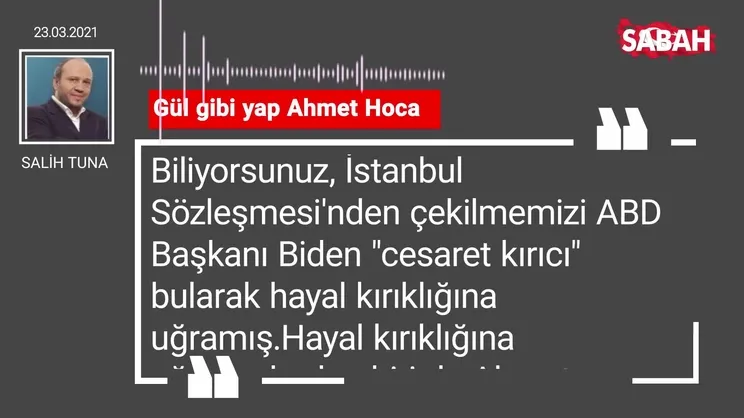 Salih Tuna | Gül gibi yap Ahmet Hoca