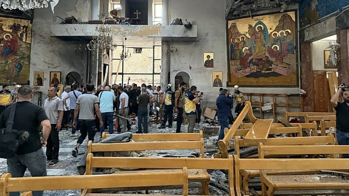 Şam’da kiliseye bombalı saldırı: 20 ölü 52 yaralı