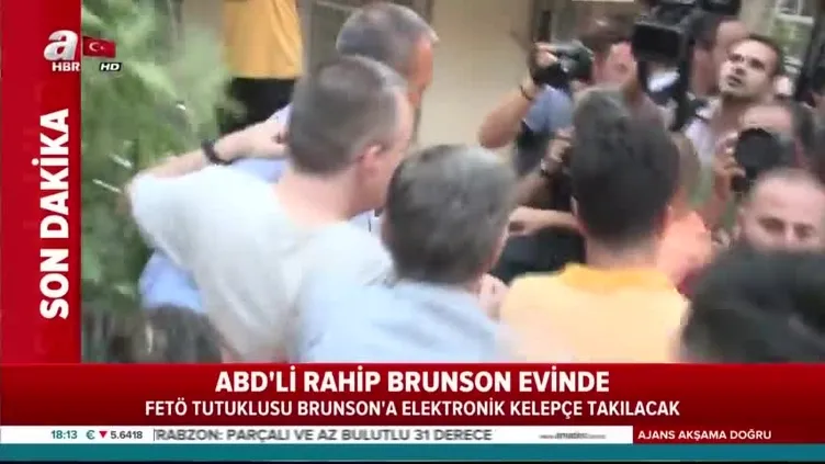 ABD'li rahip Brunson Evinde