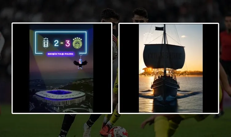 Fenerbahçe’den Beşiktaş’a göndermeler! Maç biter bitmez olay paylaşımlar...