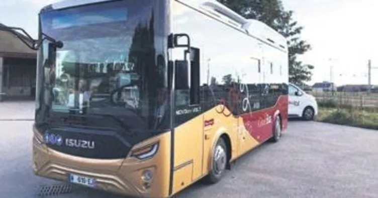 Türkiye’de üretilen elektrikli otobüs Fransa’da