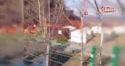 Ordu’da kamp alanında yangın: 10 yapı küle döndü, 3 çadır hasar gördü | Video