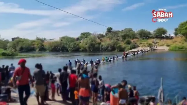 ABD-Meksika sınırındaki insani kriz: 10 bini aşkın göçmen köprü altında | Video