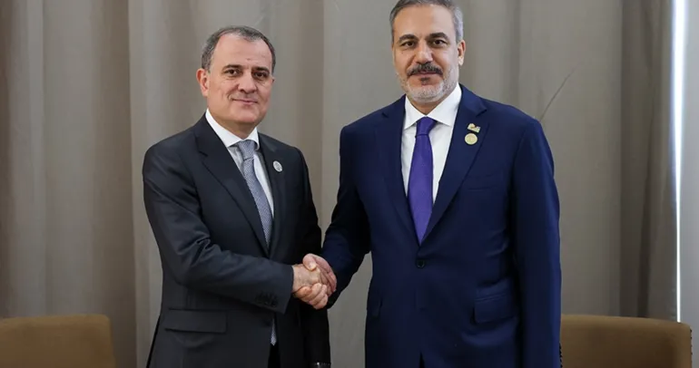 Bakan Fidan Azerbaycanlı mevkidaşıyla görüştü