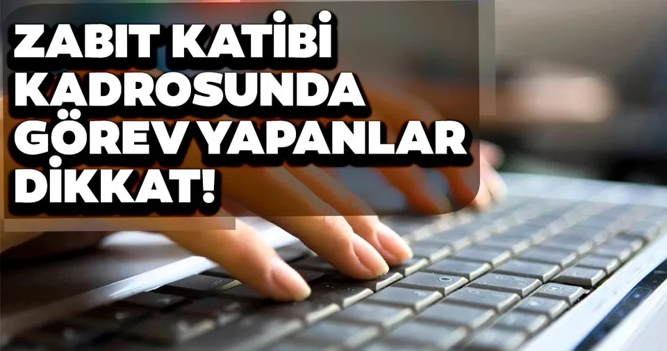 sabah memurlar zabit katibi kadrosunda