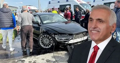 AK Parti milletvekili Ali İnci trafik kazası geçirdi:  İkisi çocuk 5 yaralı var!