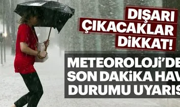 Son dakika Meteoroloji hava durumu! İstanbullular dikkat! Kar yağacak mı?