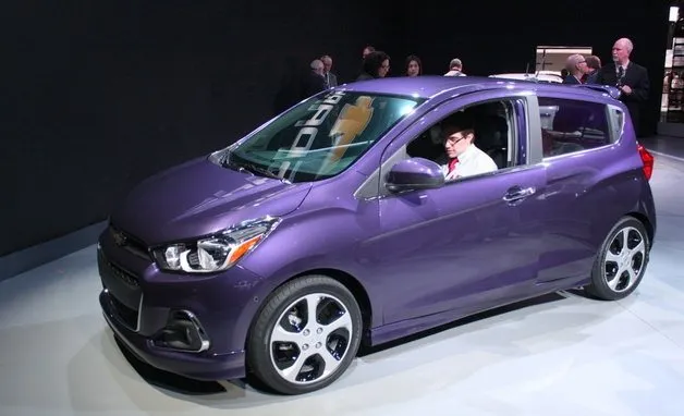 Бордовый Spark Chevrolet Tuning