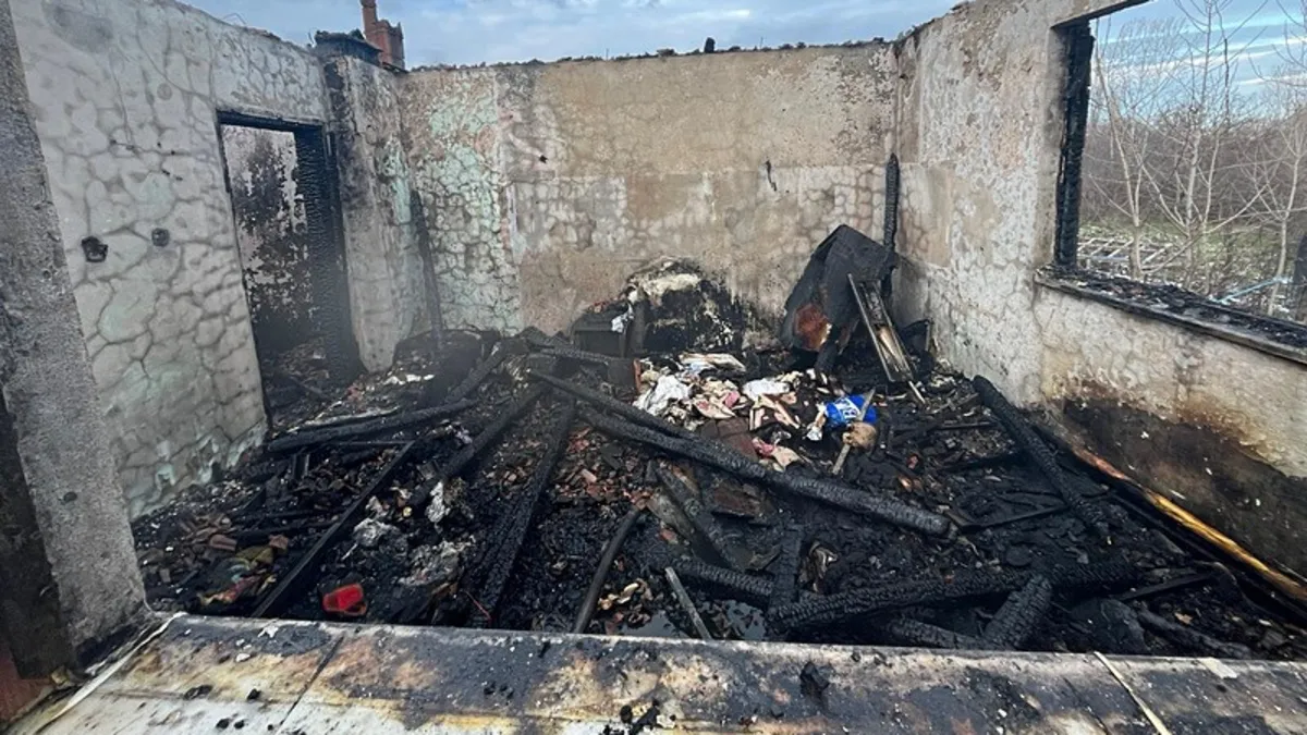 Gelin ve kayınvalidesi yangında öldü