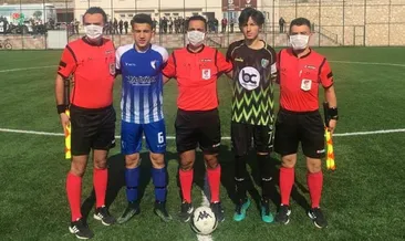 Hakemler sahaya maskeyle çıktı