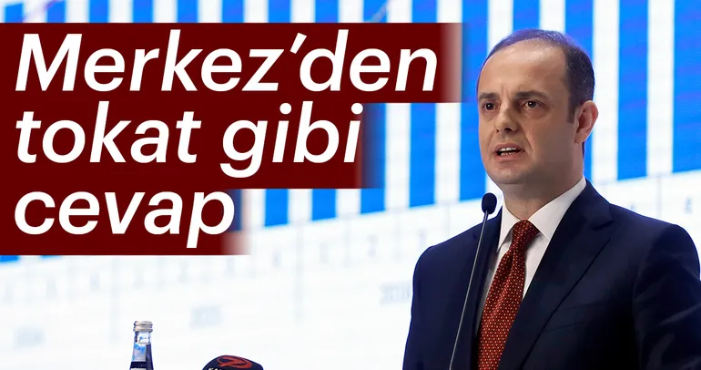 Merkez Bankası’ndan tokat gibi cevap