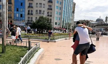 Taksim Meydanı’na kilit vurdular