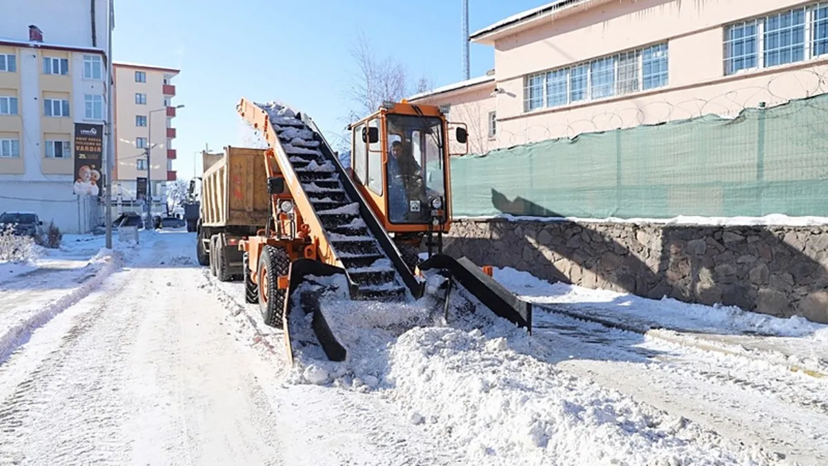 Ardahan’da kardan kapanan 45 köy yolu ulaşıma açıldı Ardahan’da kardan kapanan 45 köy yolu ulaşıma açıldı