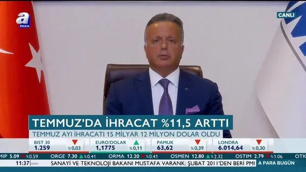 TİM Başkanı İsmail Gülle açıkladı: Ağustos ayında ihracat tarihinin rekoru kırılabilir!