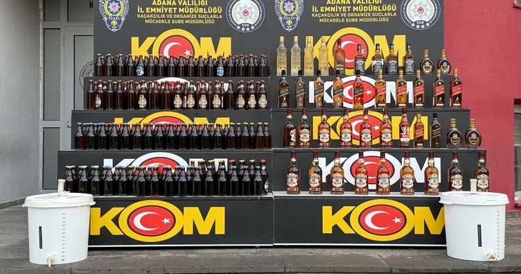 181.5 litre sahte içki ele geçirildi