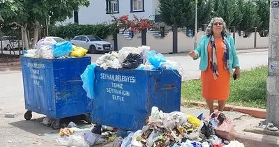 Seyhan belediyesi çöpleri toplamadı, muhtar isyan etti #adana