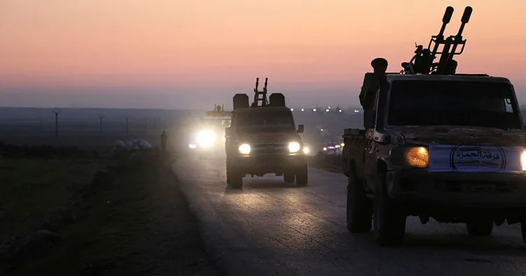 Menbiç sınırına ÖSO takviyesi sürüyor