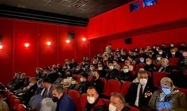 Trabzon’da şehit yakınları Eren filmine gitti
