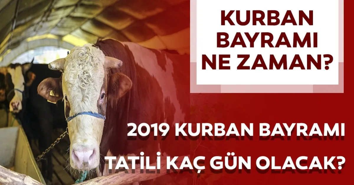 Kurban Bayrami Ne Zaman Idrak Edilecek 2019 Yilinda Kurban Bayrami Tatili Kac Gun Son Dakika Haberler