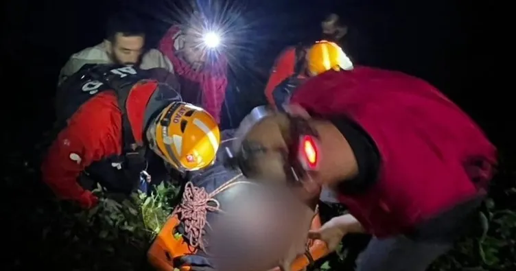 Futbol oynarken uçuruma düştü