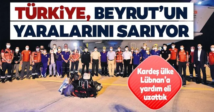 Kardeş ülke Lübnan’a yardım eli uzattık