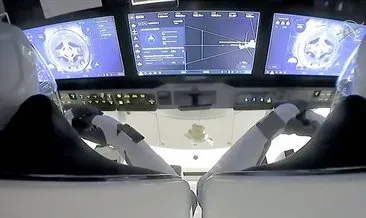 Astronotları taşıyan SpaceX mekiği Uluslararası Uzay İstasyonuna ulaştı