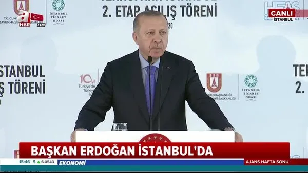 Başkan Erdoğan'dan Teknopark-İstanbul 2. Etap Açılış Töreni'nde flaş açıklamalar | Video