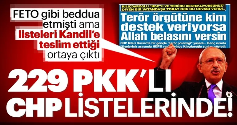 İşte CHP'nin 31 Mart seçimleri aday listesindeki PKK'lılar!