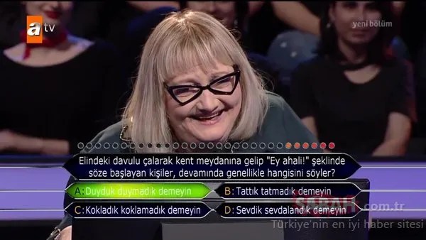 Milyonluk soruya geldi! Kim Milyoner Olmak İster 834. bölüm soru ve cevapları