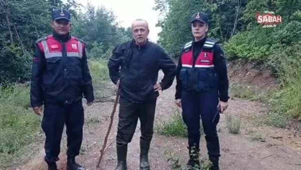 Ormanlık alanda kaybolan vatandaş sağ bulundu | Video