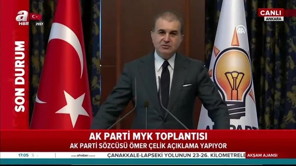 AK Parti Sözcüsü Ömer Çelik'ten AK Parti MYK toplantısı sonrası flaş açıklamalar | Video