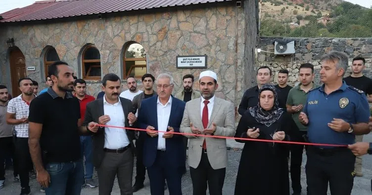 Şehit polis Murat Çelikhas’ın anısına mescit açıldı