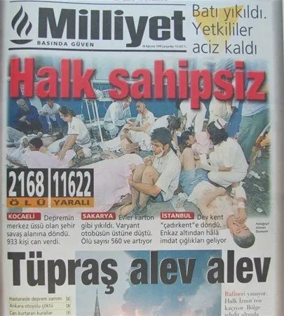 17 Ağustos 1999.. Türkiye'yi yıkan depremin acı görüntüleri