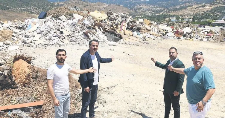 CHP’li belediyeden kaçak çöplük