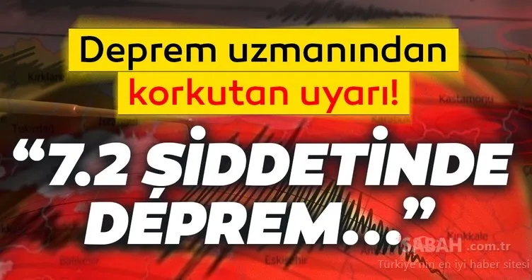 Son Dakika Haberi: Balıkesir için  7,2 şiddetinde korkutan deprem uyarısı geldi!