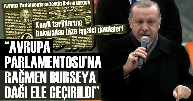 Cumhurbaşkanı Erdoğan'dan Buseya Dağı mesajı!