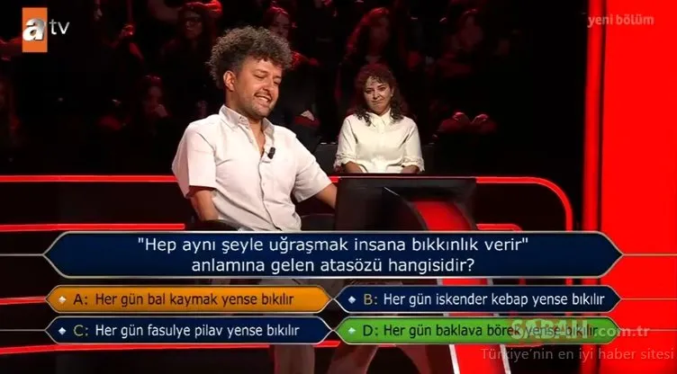 Kim Milyoner Olmak İster’e katılan paralimpik sporcu 500 bin TL’lik soruyu açtırdı! İşte o soru!