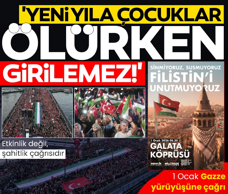 TÜGVA’dan 1 Ocak Gazze yürüyüşüne çağrı