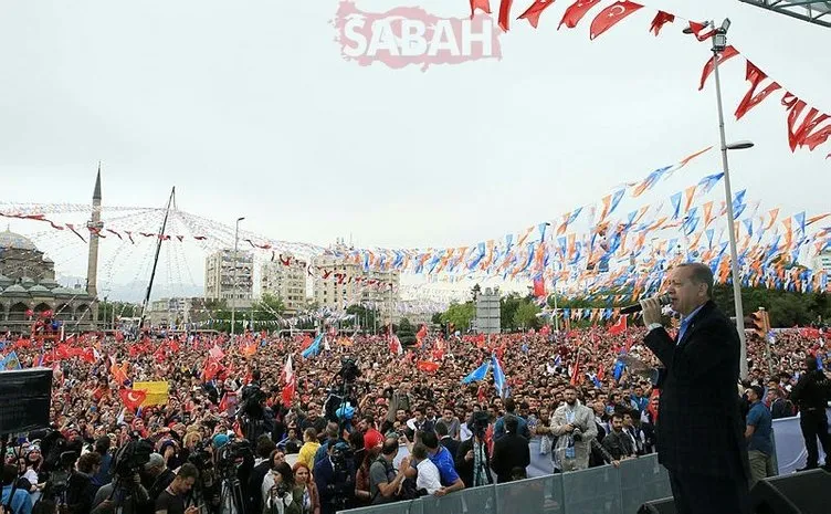 Cumhurbaşkanı Erdoğan Kayseri'de halka seslendi