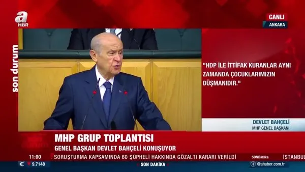 MHP Lideri Devlet Bahçeli'den MHP Grup Toplantısı'nda önemli açıklamalar