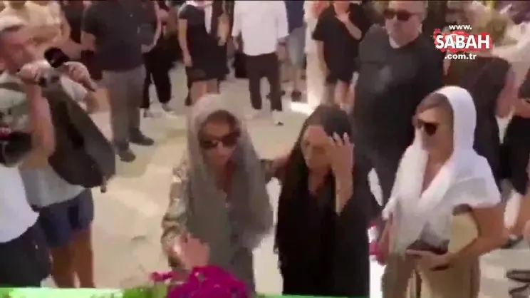 Safiye Soyman’dan oğlu Harun’a son veda! Safiye Soyman oğlunun tabutu başında gözyaşlarına boğuldu!