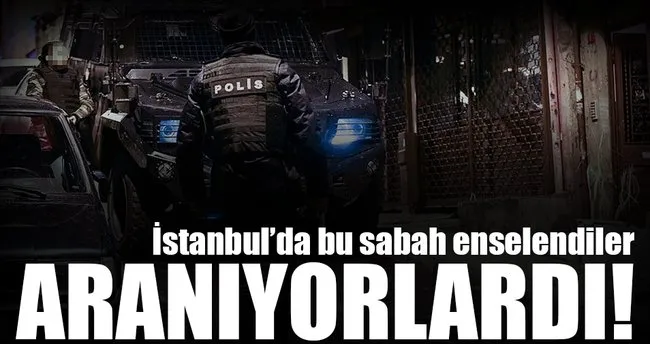 İstanbul’da terör örgütü DHKP/C’ye operasyon