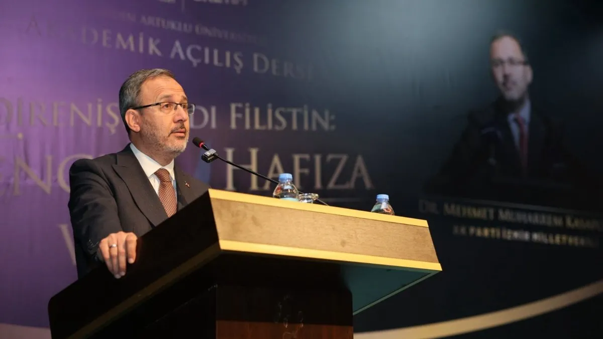 Muharrem Kasapoğlu: “Filistin davası insanlık onurunun davasıdır”